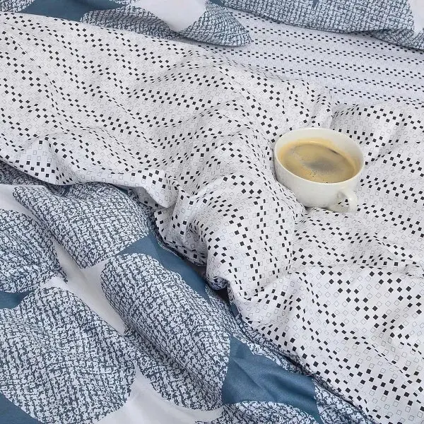 Постільна білизна полуторна Viluta Сатин Twill 522-1-5 210х143 см - фото 5