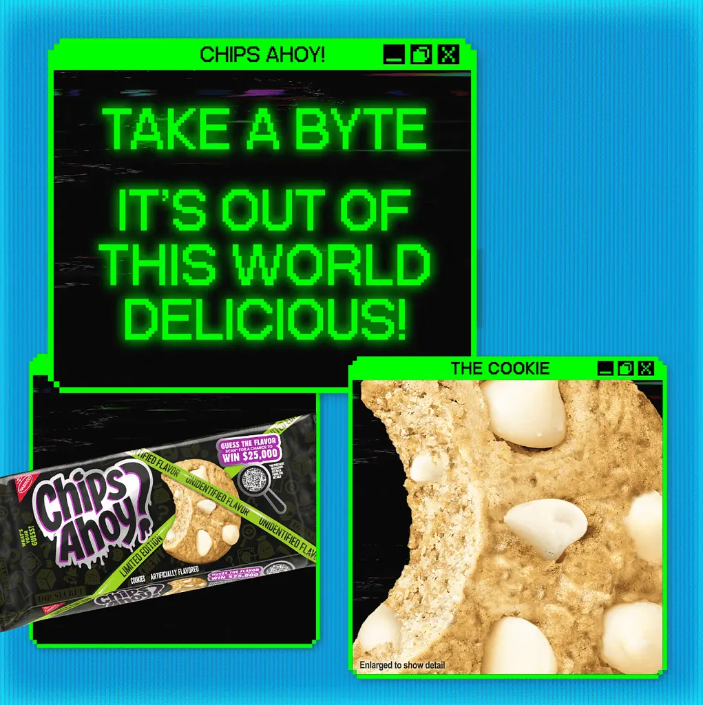 Печиво Chips Ahoy! Chewy Mystery Glitch Cookies 271г - фото 6