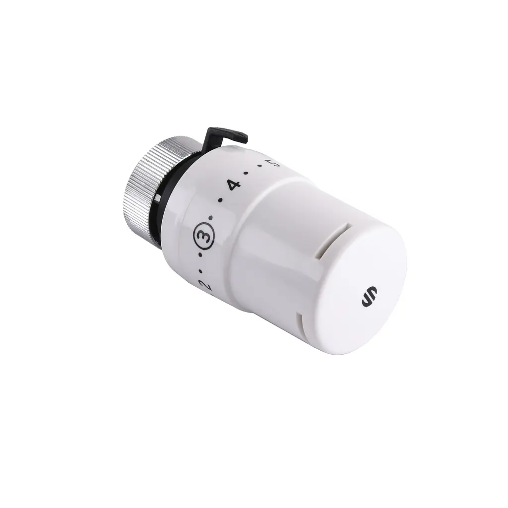 Набір Крани радіаторні кутові Arco 1/2″ подача + зворотка+ термоголовка KC001 KCТ01 М30 - фото 3