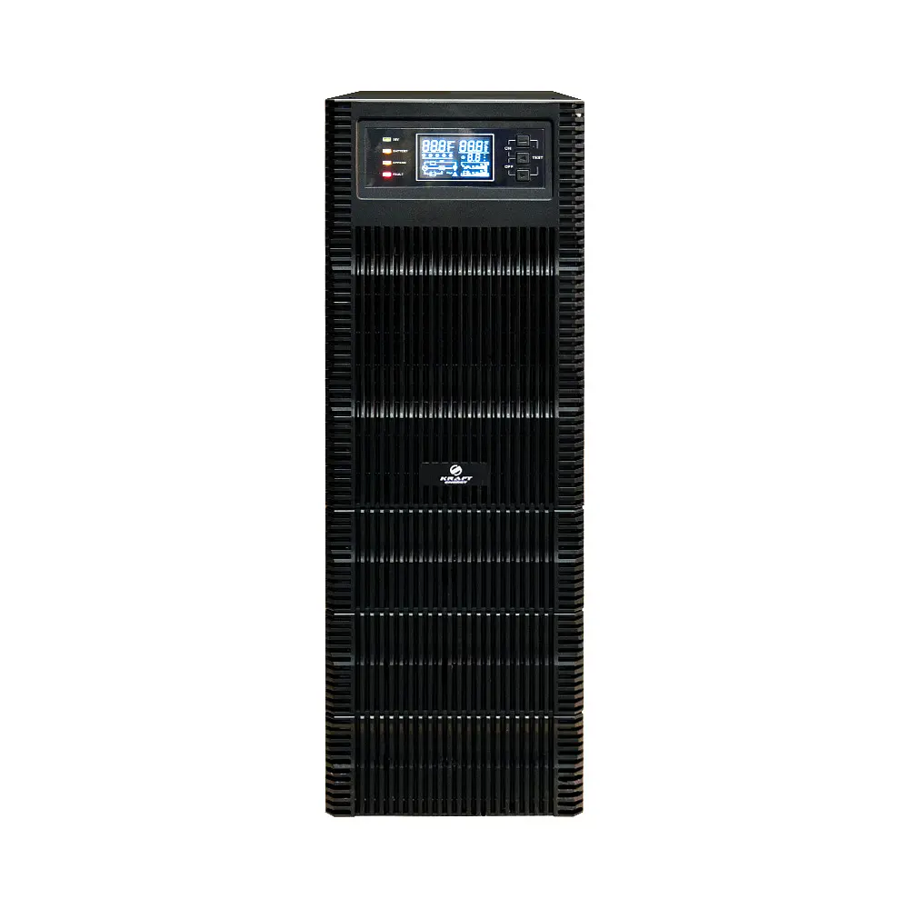 Джерело безперебійного живлення Kraft KRF-T6000VA/6000W(LCD) Pro Online UPS з вбудованими акумуляторними батареями (42-00108) - фото 2