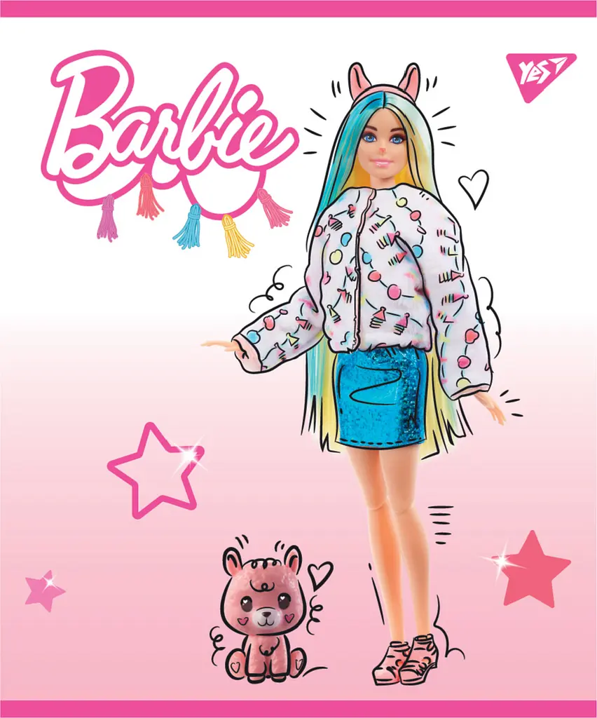 Зошит Yes Barbie А5 в лінійку 18 аркушів (766825) - фото 3