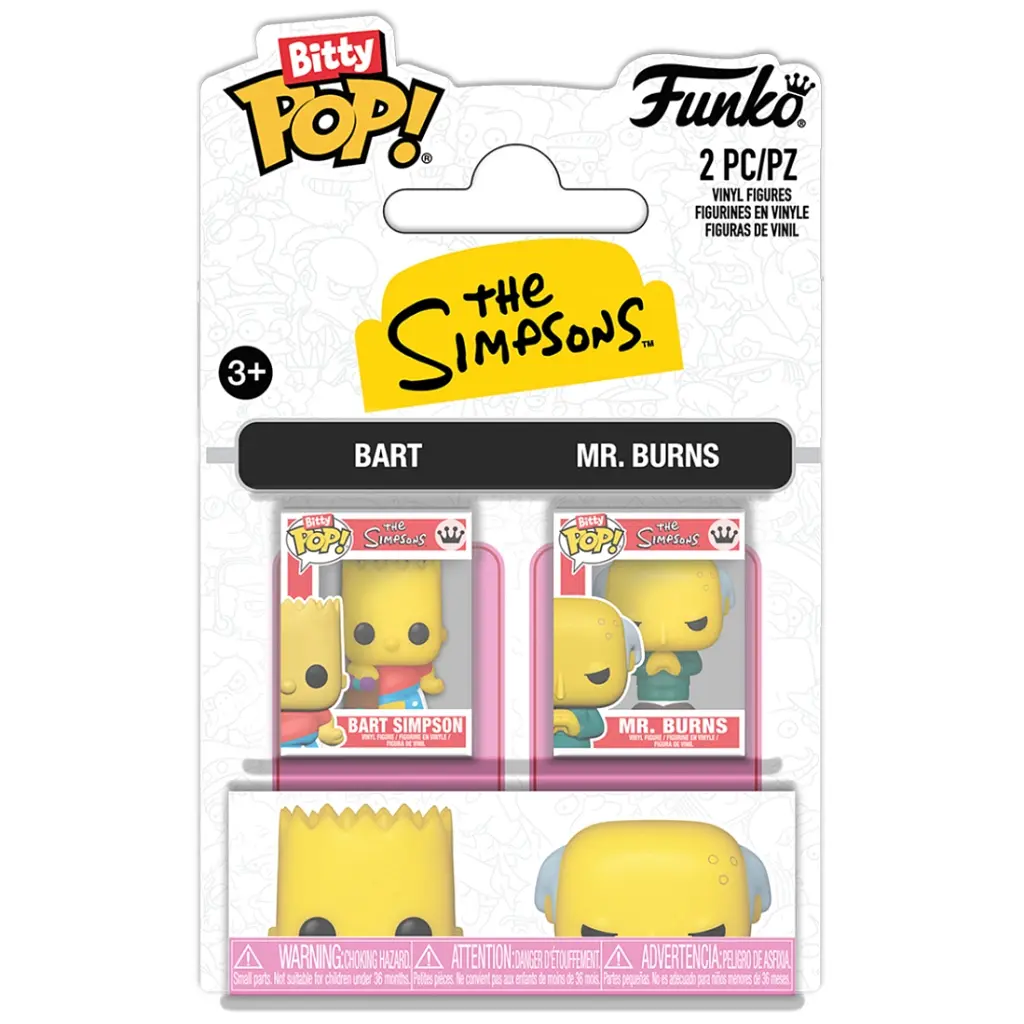 Фігурка Funko Pop набір Bitty POP! серії Сімпсони – Барт і Містер Бернс (94216) - фото 2