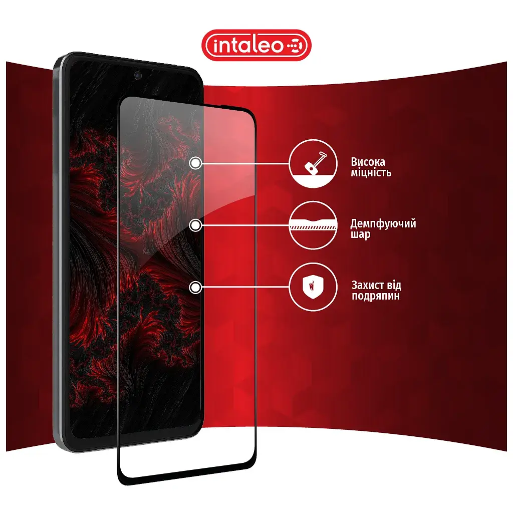 Скло захисне Intaleo Full Glue Xiaomi Redmi Note 11 Pro Black (1283126522680) - фото 5