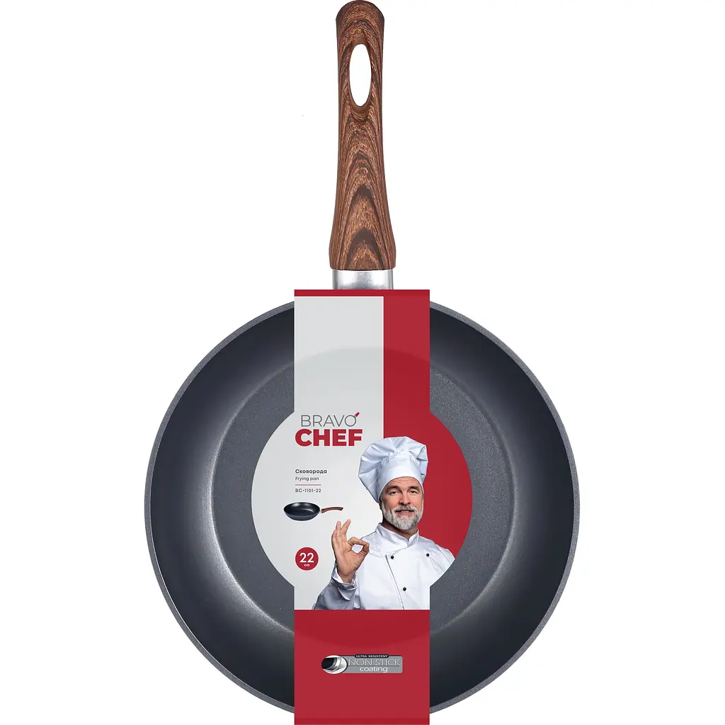 Сковорода Bravo Chef 22 см (BC-1101-22) - фото 3