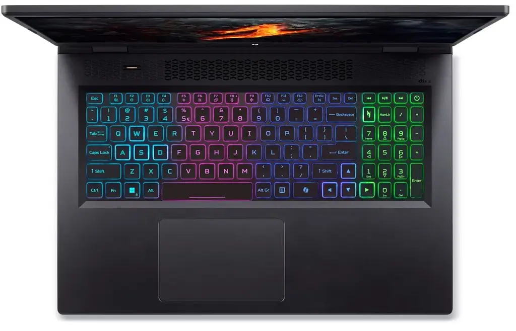 Ноутбук Acer Nitro 17 AN17-42 17.3' FHD IPS, AMD R7-8845HS, 16GB, F1TB, NVD4050-6, Lin, чорний (NH.QSEEU.002) - фото 5
