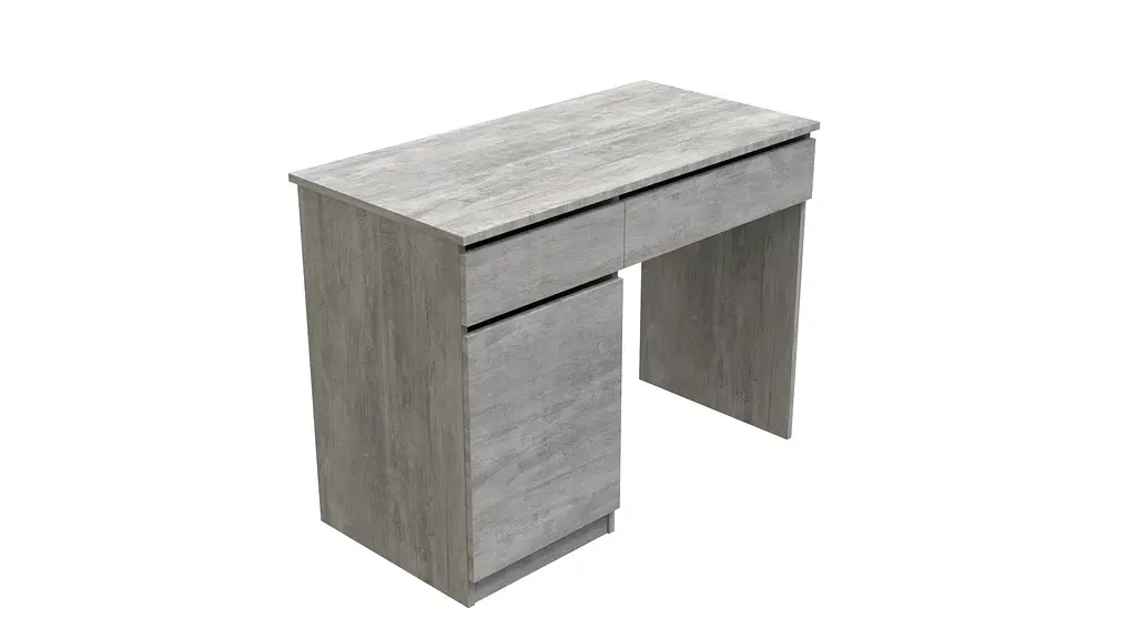 Стіл комп'ютерний Віто Ferrum-decor 750x1000x500 ДСП Бетон 16 мм (FRD-104829) - фото 2
