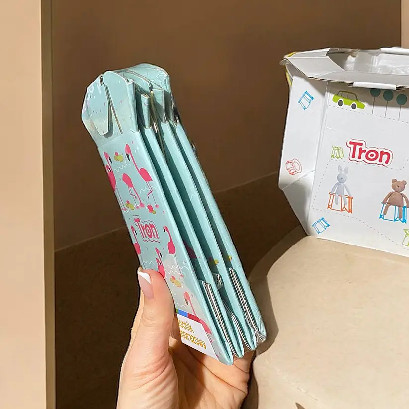 Дитячий горщик Tron Фламінго одноразовий, розкладний бірюзовий (903078) - фото 5