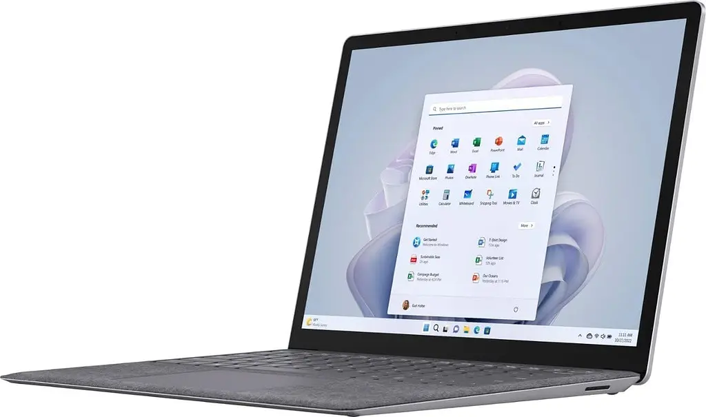 Ноутбук Microsoft Surface Laptop 5 13.5' PS Touch/Intel i7-1265U/16/512F/int/W11P/Platinum (RBH-00001) - фото 2