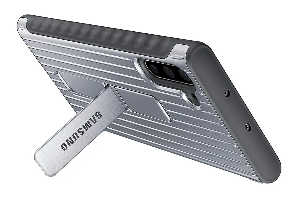 Чохол протиударний із підставкою Protective Standing Cover EF-RN970CSEGRU для Samsung Galaxy Note 10 (6.3") Silver - фото 5