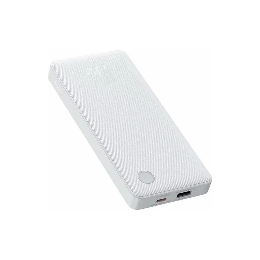 Батарея універсальна Baseus Airpow Lite 10000mAh 15W White (P10067500213-00) - фото 2