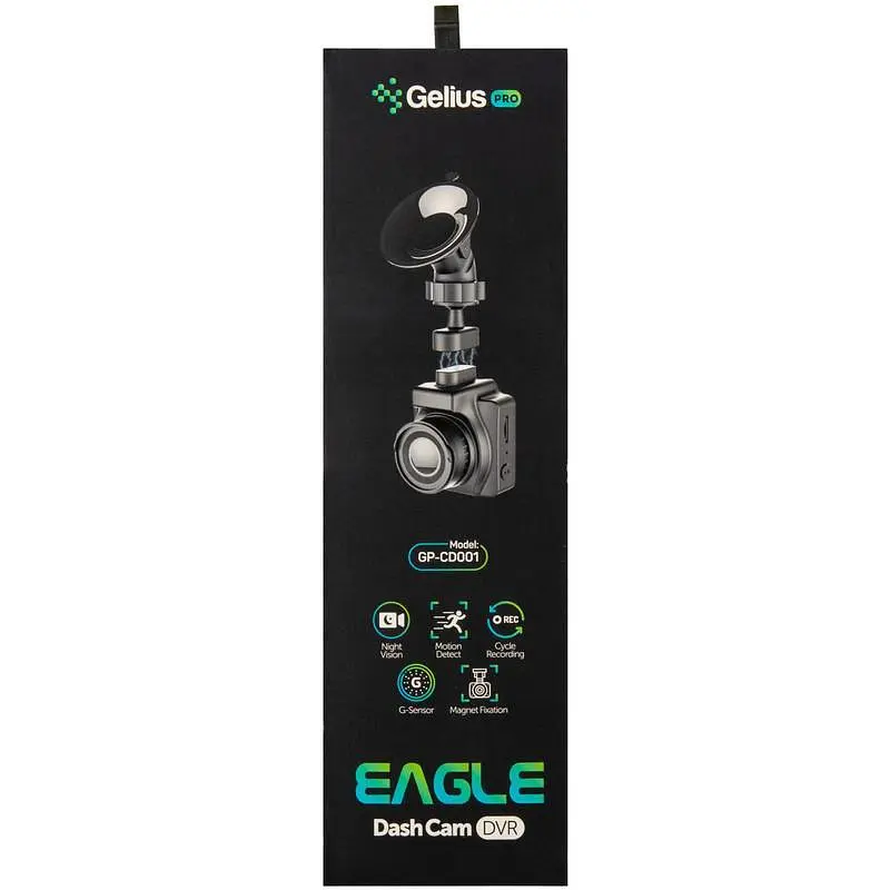 Автомобільний відеореєстратор Gelius Dash Cam Eagle GP-CD001 Black - фото 6
