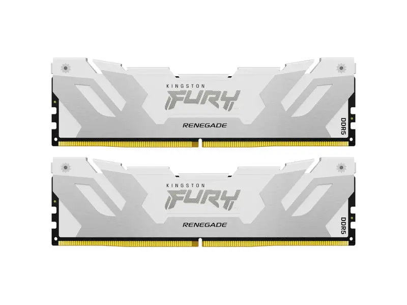 Пам'ять для настільних комп'ютерів Kingston FURY 48 GB (2x24GB) DDR5 8000 MHz Renegade Silver/White (KF580C38RWK2-48) - фото 2