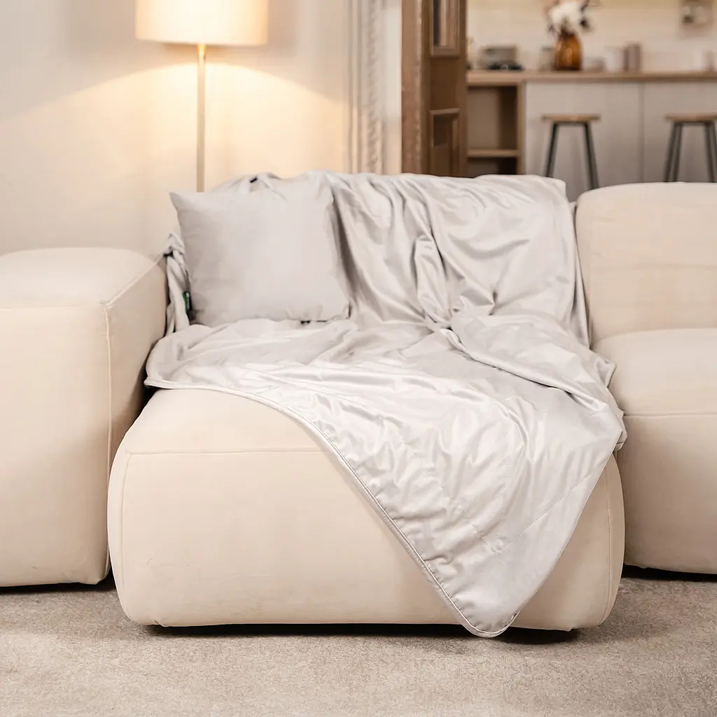 Плед-покривало двостороннє Sonex Aspen 220х240 см сіре (SO102546) - фото 5