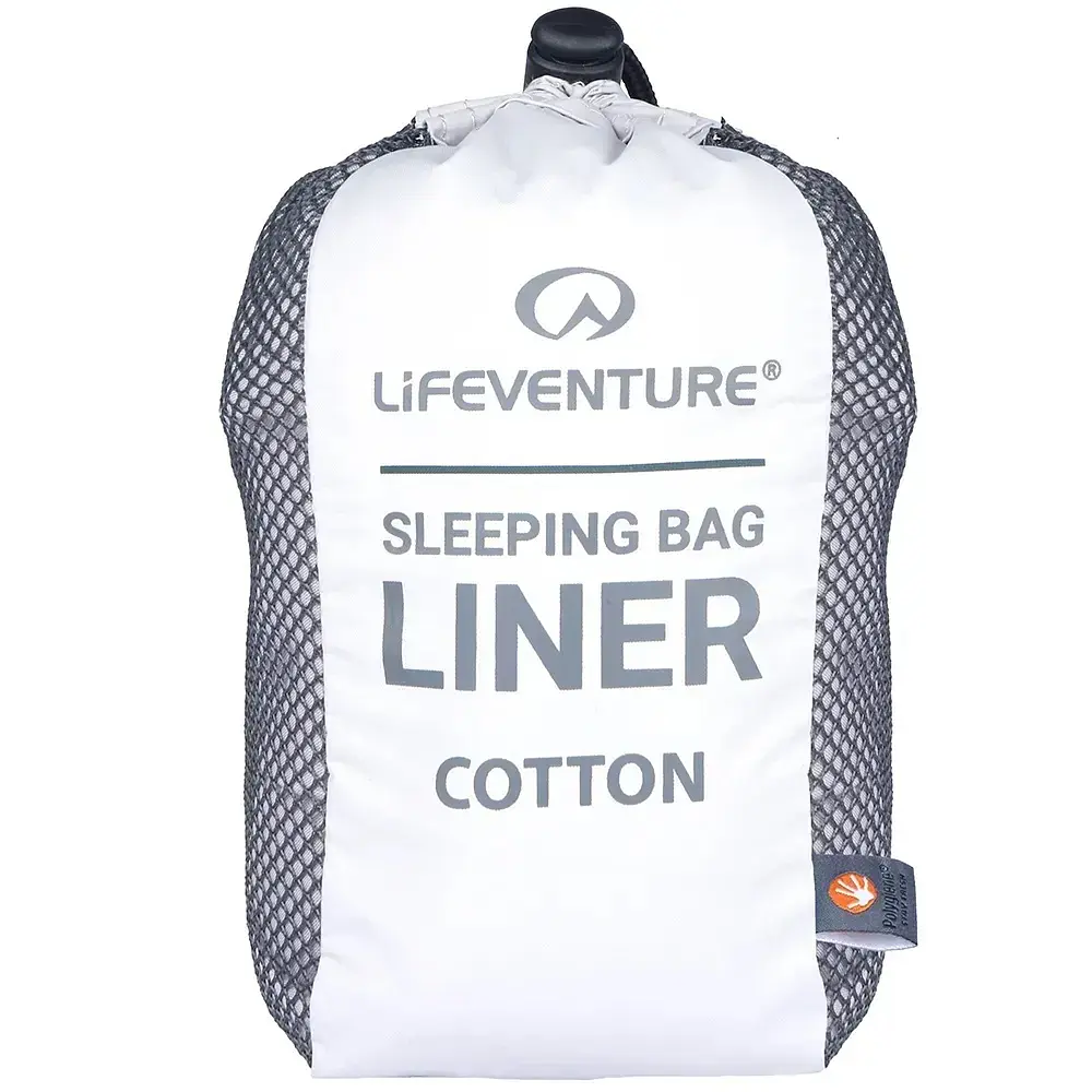 Вкладыш Lifeventure Cotton Lite Liner Rectangular Светло-серый - фото 3