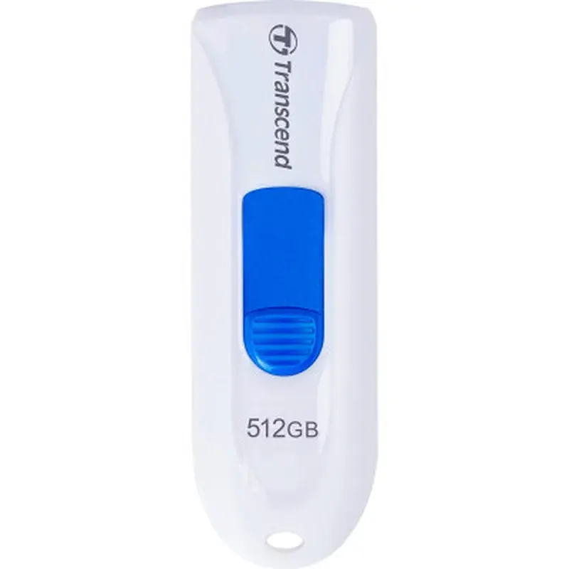 USB флеш накопичувач Transcend 512GB JetFlash 790 White USB 3.1 (TS512GJF790W) - фото 2