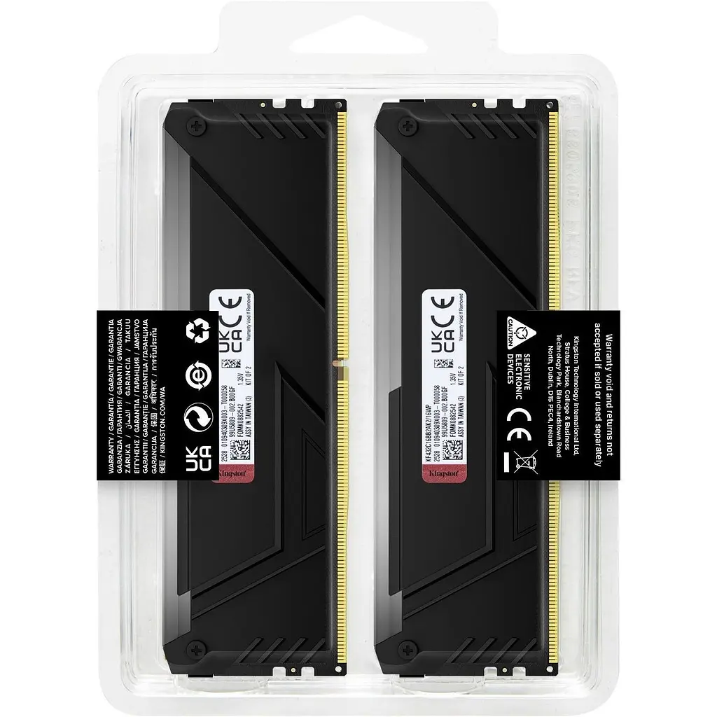 Модуль пам'яті DDR4 Kingston FURY Beast RGB 2x8GB 3200 MHz (KF432C16BB2AK2/16WP) [148740] - фото 6