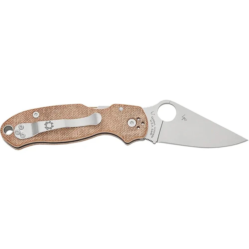 Ніж Spyderco Para 3 CPM Cru-Wear Micarta Brown - фото 2