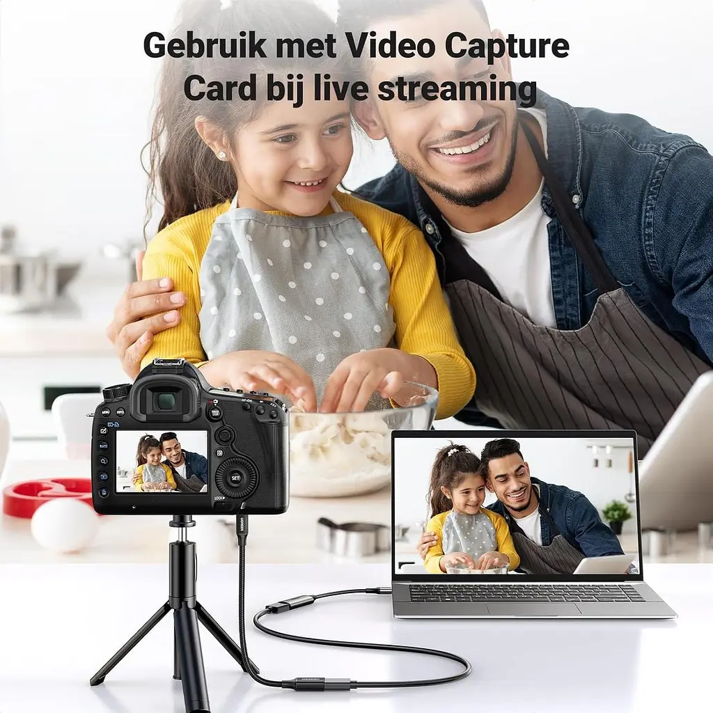 Кабель Ugreen Micro HDMI to HDMI 2.0, 25 см, 4K 60Hz, чорний, з нейлоновою оплеткою, (15842) - фото 6