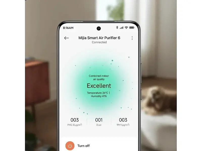 Очищувач повітря Mijia Smart Air Purifier 6 EU - фото 5