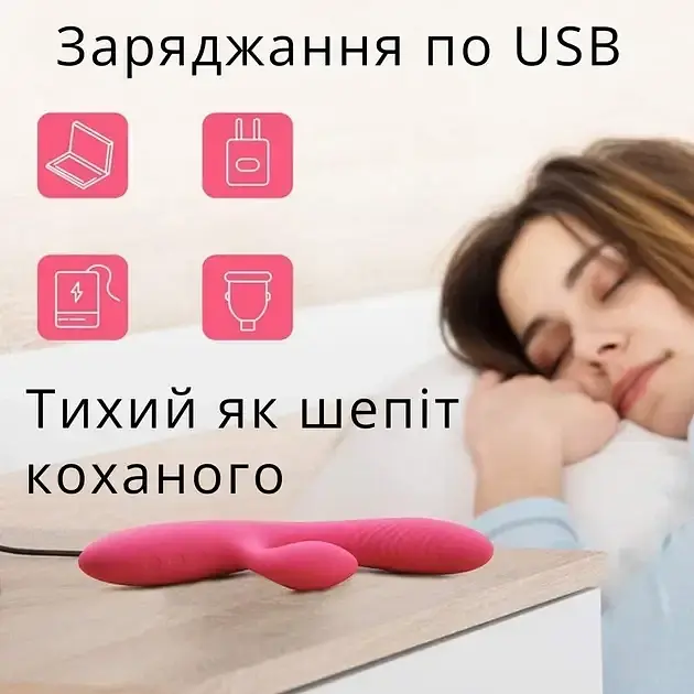 Вибратор I’MCUM PleasureHeat Розовый (IM-ZDB504) - фото 6