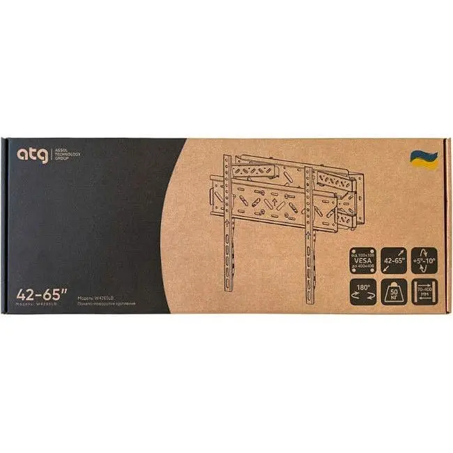 Кронштейн ATG настінний 42"-65" W4265LB - фото 6