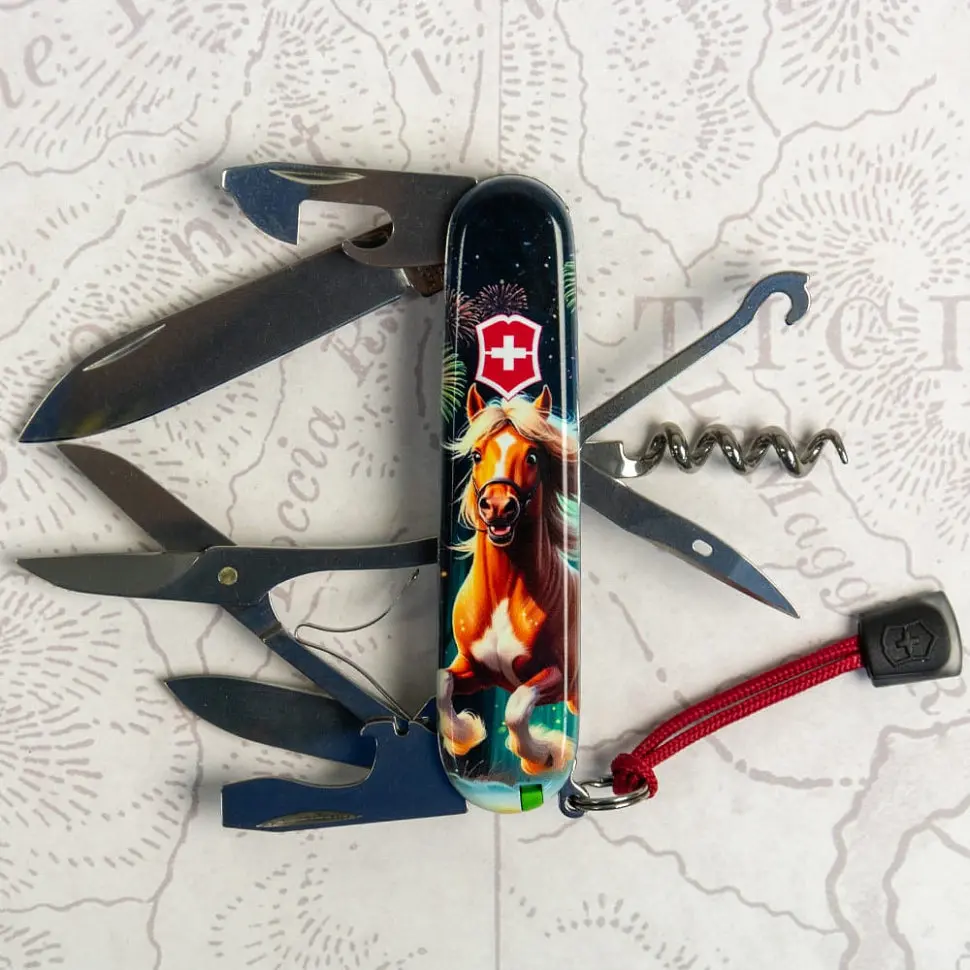 Складаний ніж Victorinox CLIMBER ZODIAC Кінь-переможець 1.3703.3.Z5300pk - фото 6