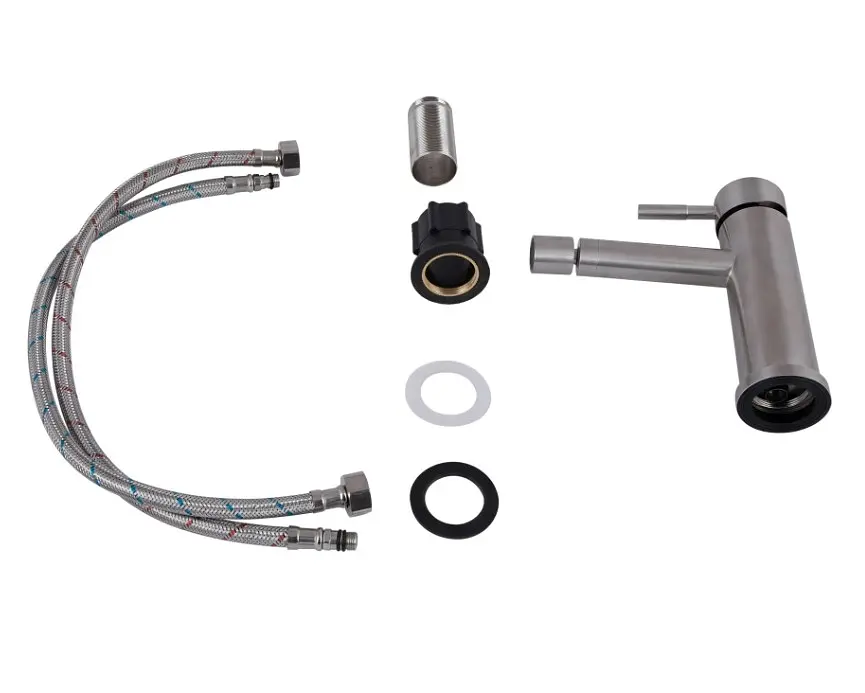 Змішувач для біде Lidz Aria 001AF, Nickel (k35) LDARI001AFNKS46096 - фото 3