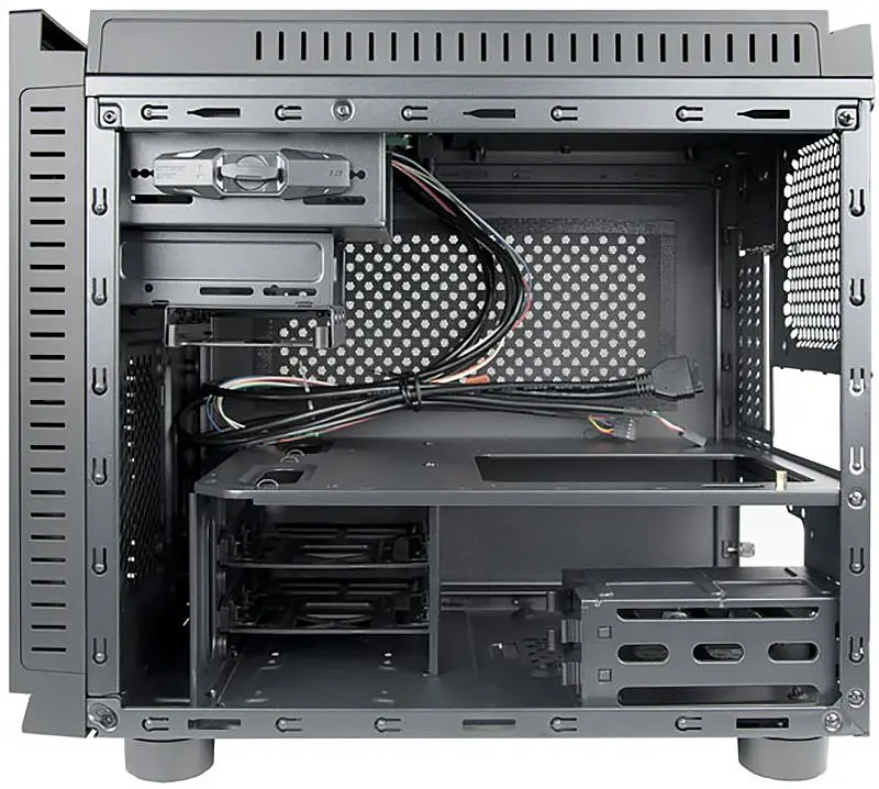 Корпус Chieftec GAMING CUBE CI-01B-OP mATX, без БЖ, Black (CI-01B-OP) - фото 3
