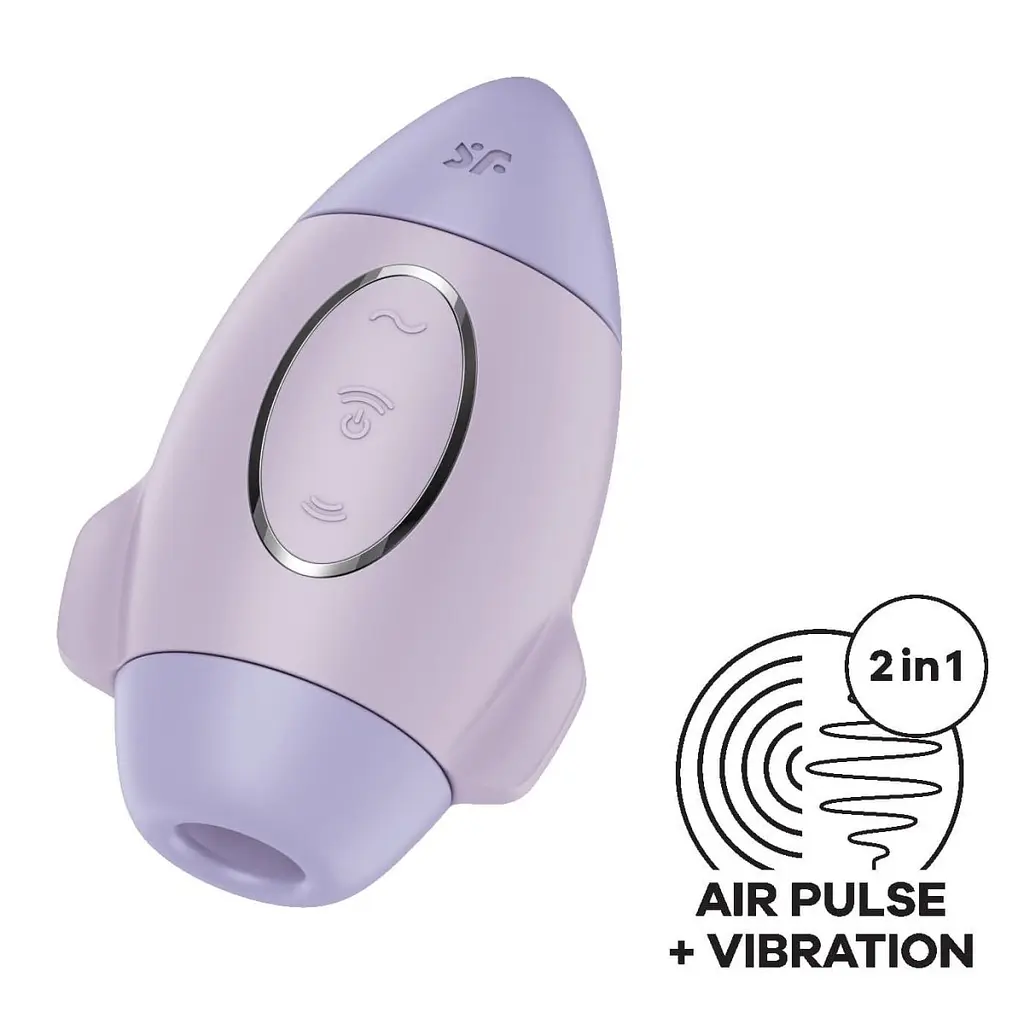Стимулятор Satisfyer Mission Control Вакуумний, 10 см бузковий