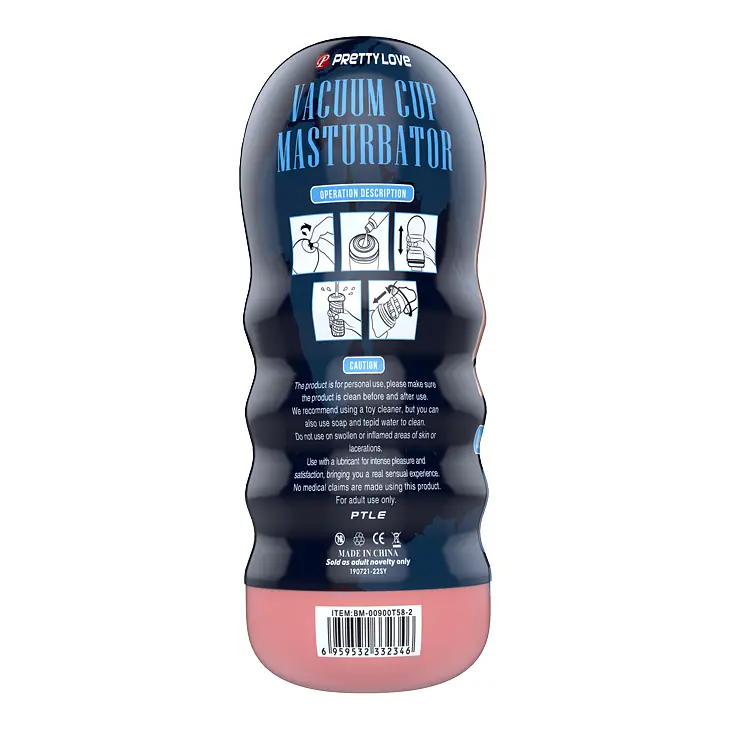 Мастурбатор Pretty Love Vacuum Cup Masturbator Mouth - фото 2
