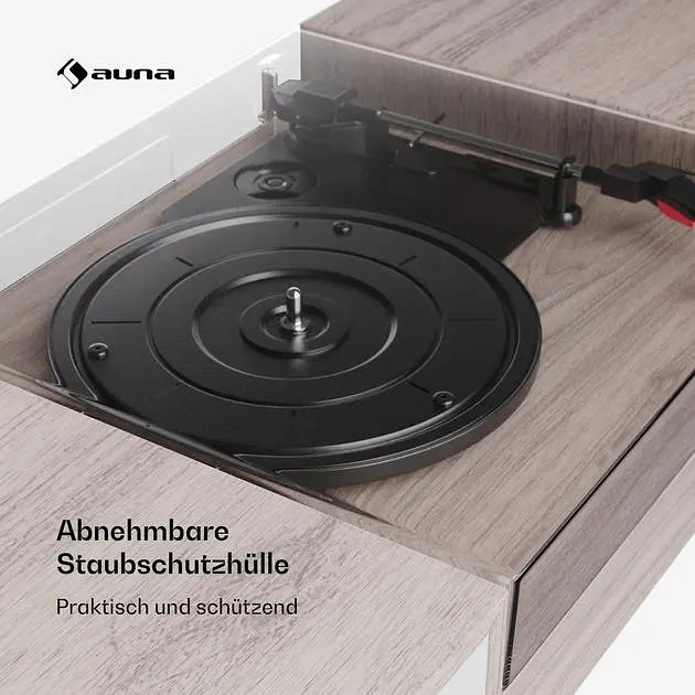 Проигрыватель винила Auna TT-Play2x10W BT RCA-Out (10045082) - фото 6