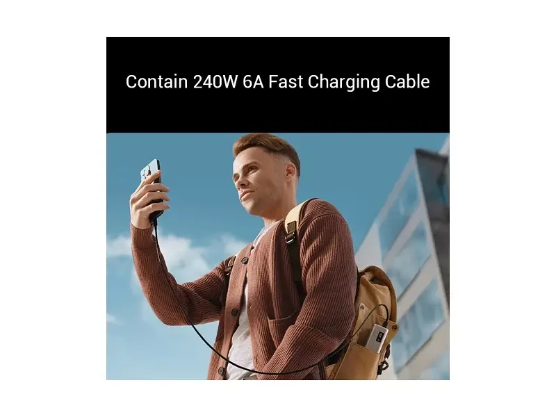 Зовнішній акумулятор (павербанк) CUKTECH PB200 20000mAh 85W 2C1A Grey - фото 3