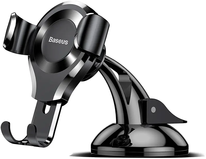 Автотримач Baseus Osculum Type Gravity Car Mount Black - фото 2
