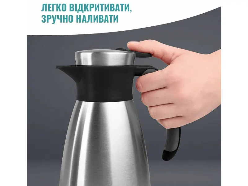 Термос-глечик Tefal Soft Grip 1.5 л (K3043214) - фото 5