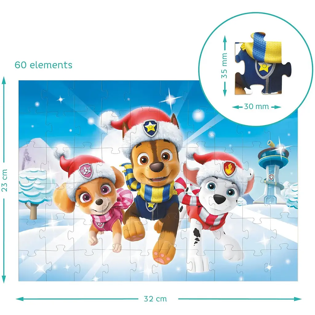 Пазл DoDo Paw Patrol Christmas, 60 елементів (200421) - фото 4