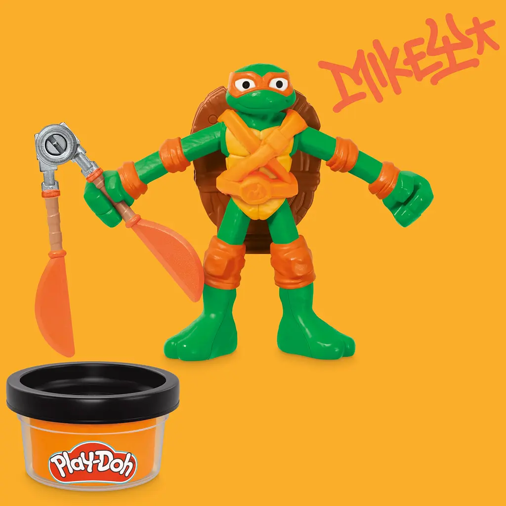 Набір для творчості Play-Doh з масою для ліплення Черепашки-ніндзя Ковабунга (G0556) - фото 8