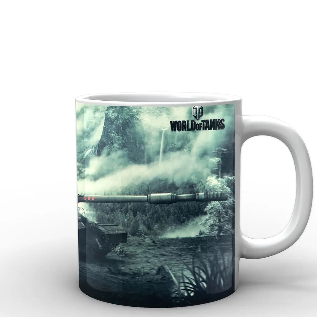 Кружка GeekLand World of Tanks логотип WT.02.019 330 мл белая - фото 3