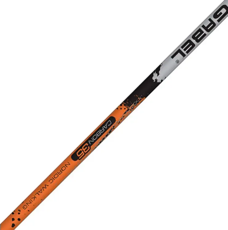 Палиці для скандинавської ходьби Gabel X-1.35 Active Knife Black/Orange 105 (7008361151050) - фото 3