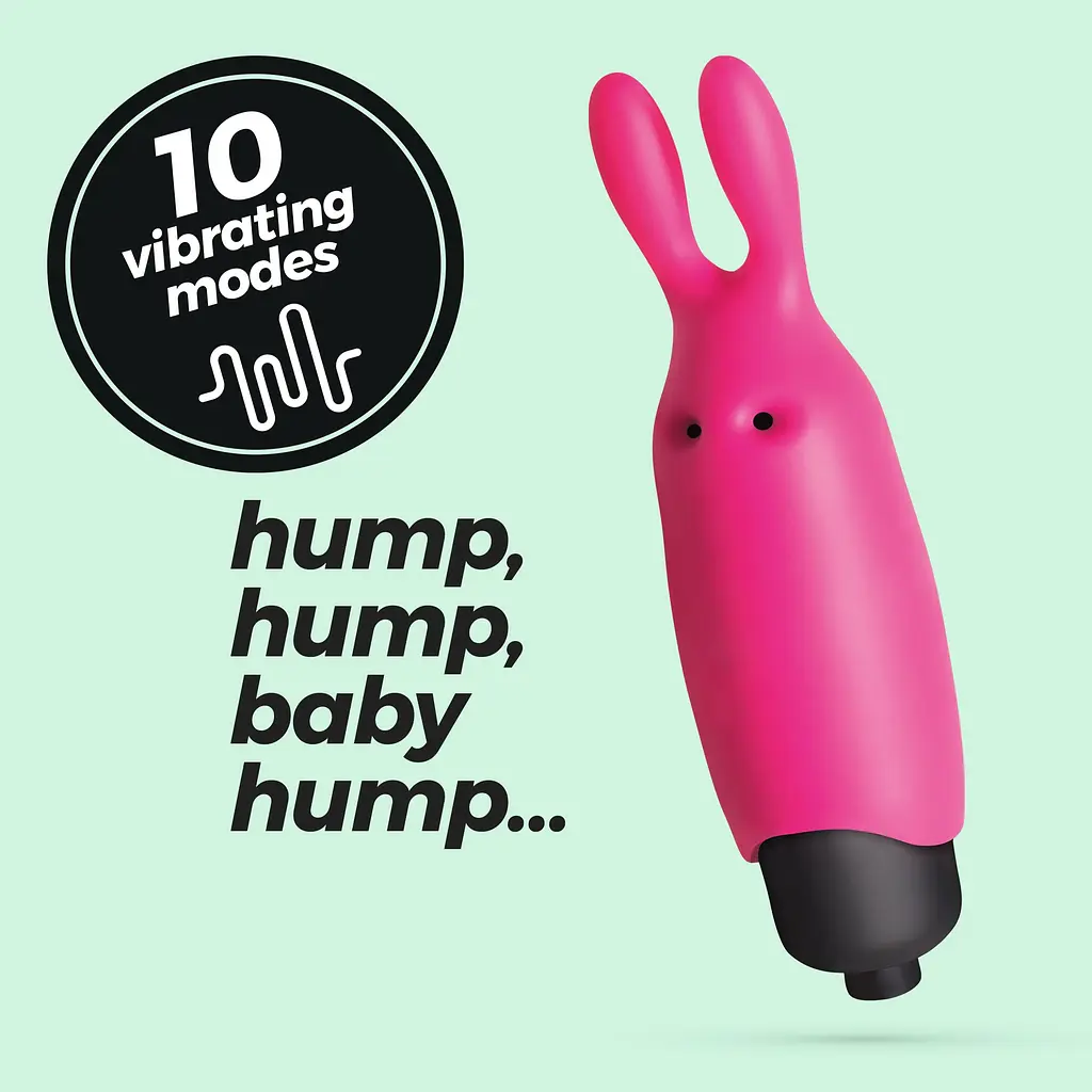 Вібратор Crushious O-Pet Rabbit 10 режимів рожевий 8.8х2.4 см - фото 8