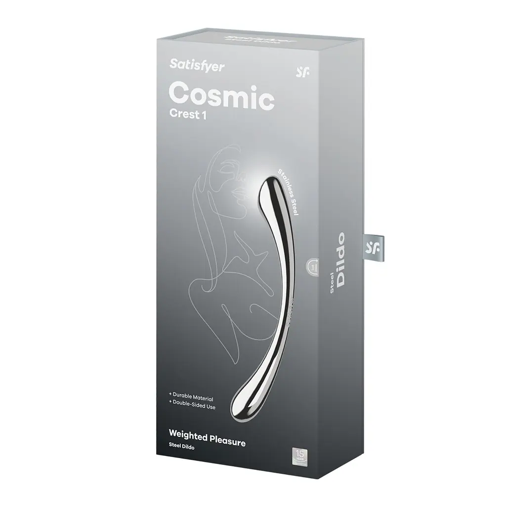 Фаломітатор Satisfyer Cosmic Crest 1, 24 см (сріблястий) - фото 5