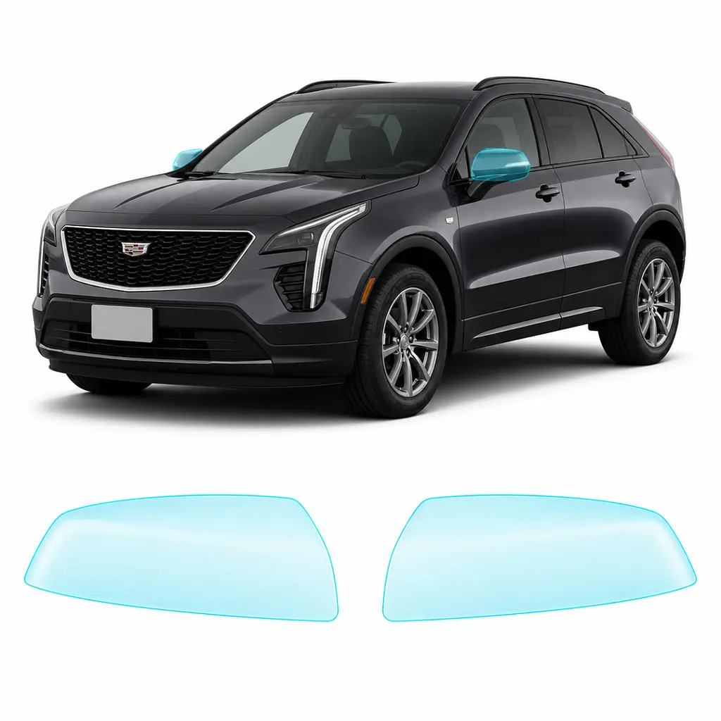 Антигравійна захисна бронеплівка за лекалами для Cadillac XT4 I 2019-2023 - дзеркала