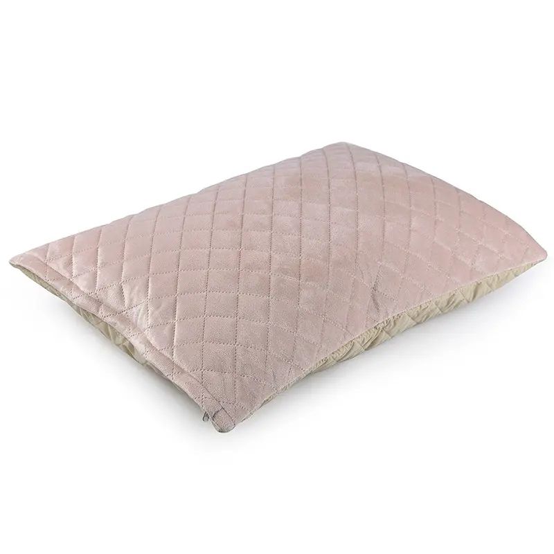 Чохол на подушку Руно велюр Apricot ромб 50 х 70 см (382.55 Apricot ромб) - фото 3