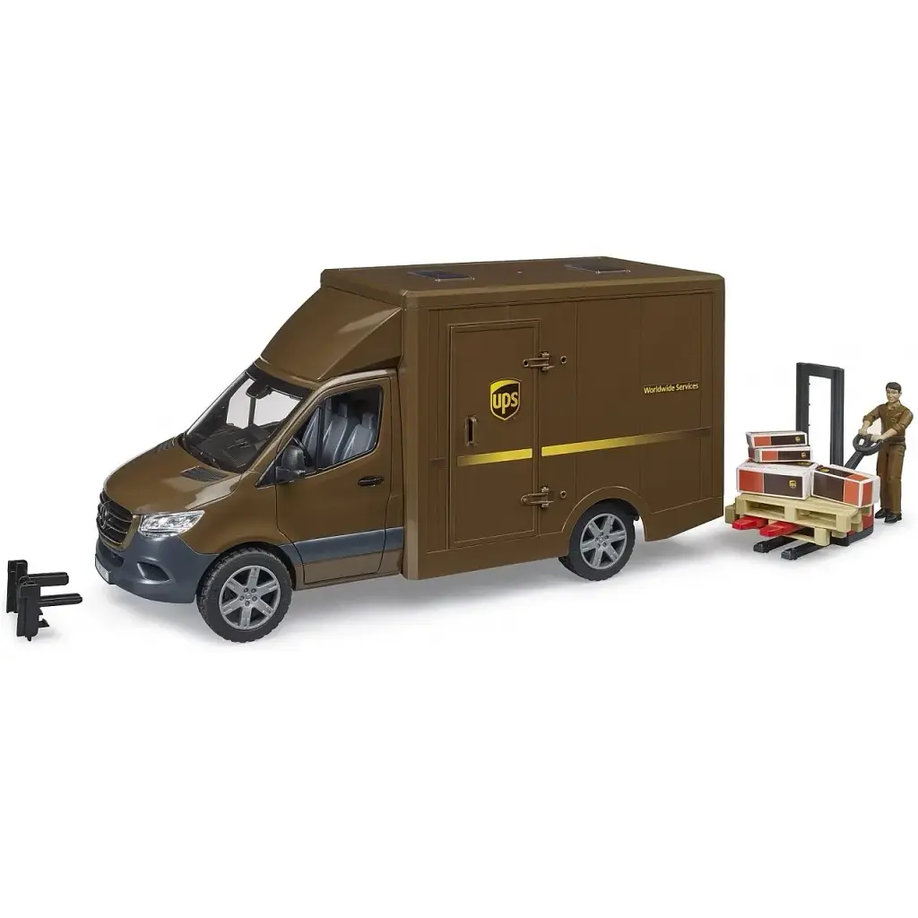 Автомобиль Bruder Мb Sprinter с фигуркой и аксессуарами 1:16 (02678) - фото 3