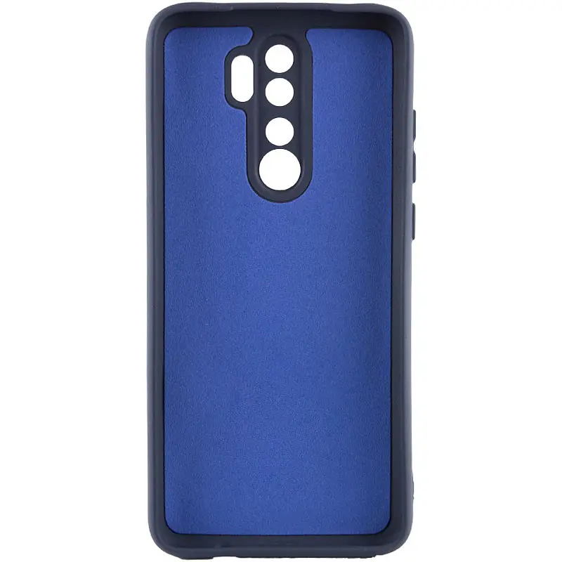 Чохол TPU Getman Liquid Silk Full Camera для Xiaomi Redmi 9 Синій / Midnight Blue - фото 2