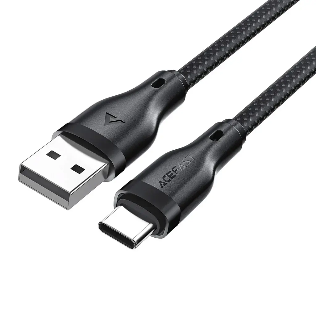 Дата кабель USB 2.0 AM to USB-C 1.2m 3.0A Acefast (6974316282693) - фото 3
