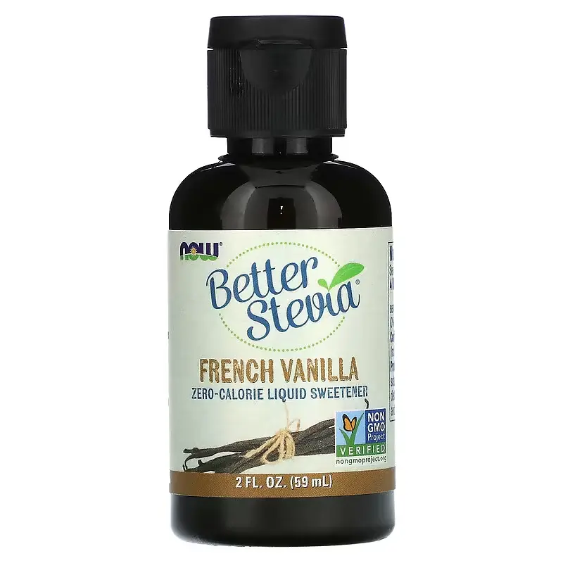 NOW Пдсолоджувач Better Stevia - 59 мл French Vanilla