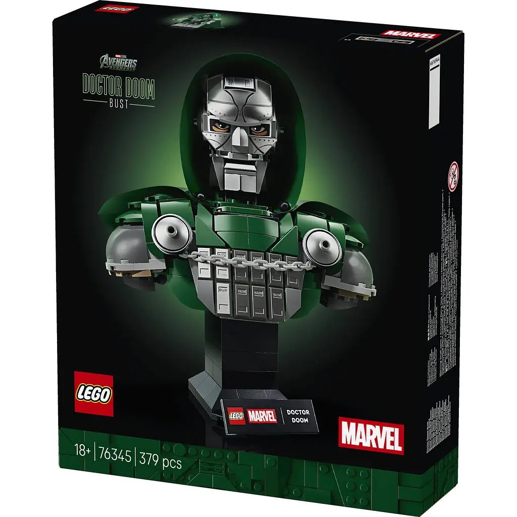 Конструктор LEGO Super Heroes Marvel Бюст Доктора Дума 379 ел. (76345) - фото 4