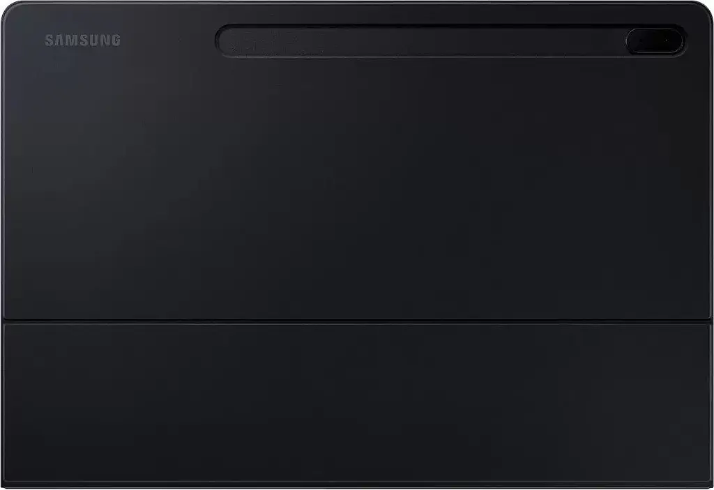 Чохол-клавіатура Samsung Book Cover Keyboard Slim для Galaxy Tab S7 FE 12.4 (T730/T733/T735/T736) / Tab S7+ 12.4 (T970/T795/T976) / Tab S8+ 12.4 (X800/X806) Black ENG/UKR (EF-DT730BBRGRU) - фото 11
