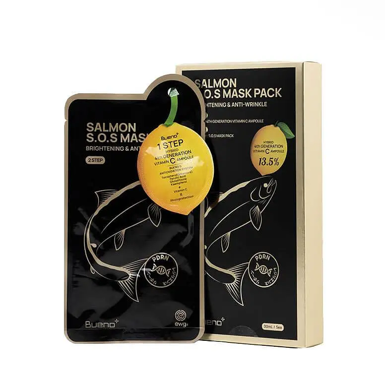 Тканинна маска Salmon VITAMIN S.O.S Mask Bueno 30+2 мл - фото 2