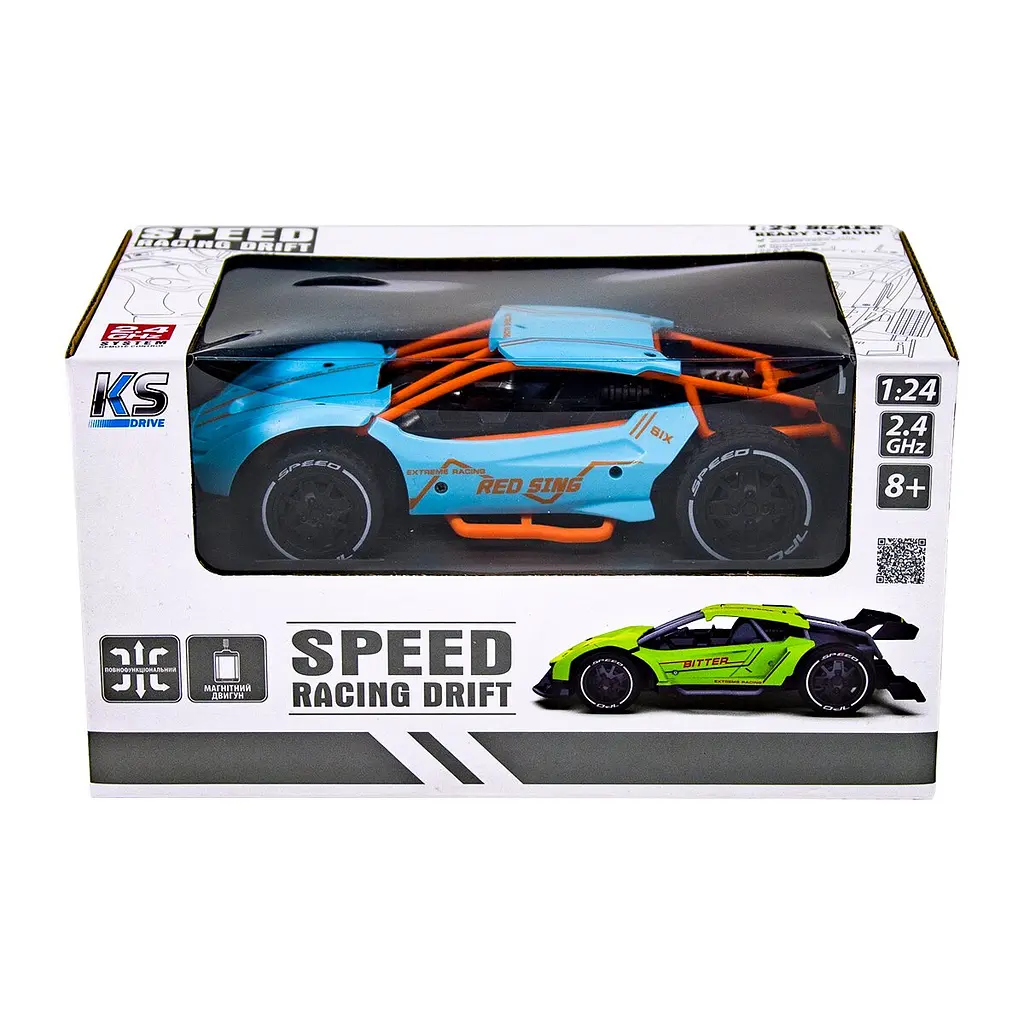 Автомобіль SPEED RACING DRIFT з р/к – RED SING SL-292RHB Блакитний (6900007298391) shop (6900007298391) - фото 3